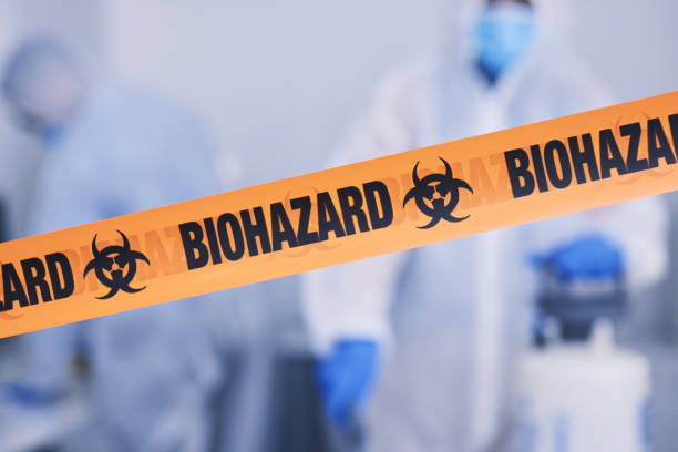 Professional Biohazard Cleanup technician working in Madison, FL
